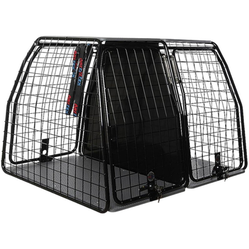 ArtFex Hundebur Double Black Medium Medium - 10005 - 83x97x67,5 cm