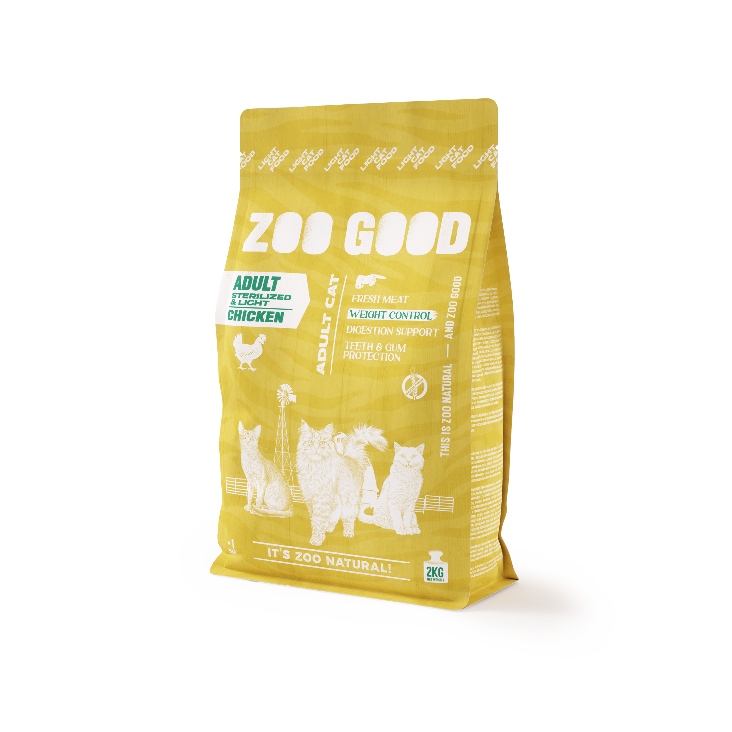 Sterilisert Adult Weight Loss/Light - Kornfri kylling 2 kg