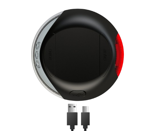 Flexi LED-belysningssystem integrert med batteri + USB, svart