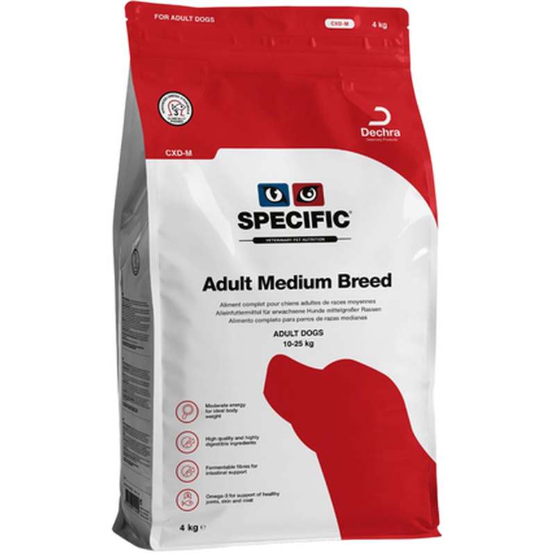 Hunder CXD-M Voksen middels stor rase 4 kg