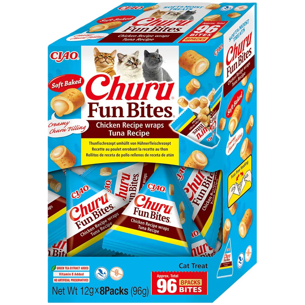 Churu Cat Fun Bitestuna 12 g x 8-pack