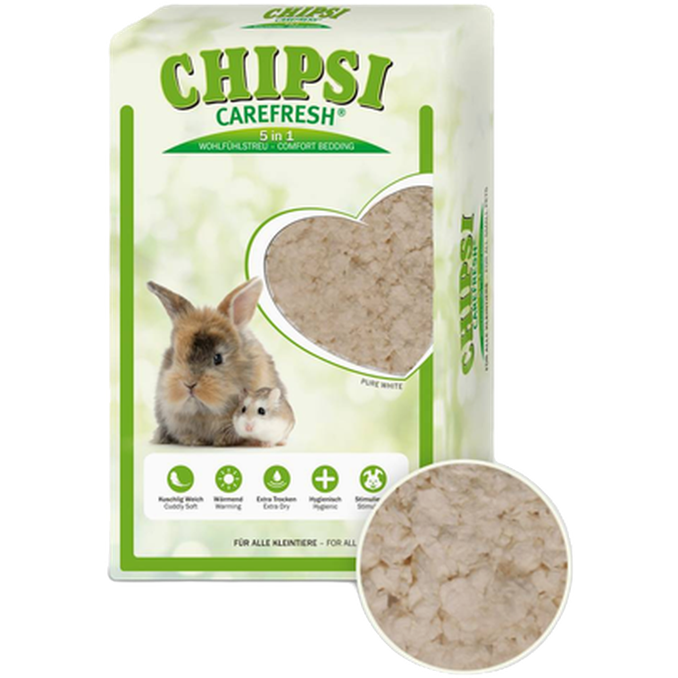 Carefresh - Natural Premium Soft Soft Pet Bedding Beige 14 L - Smådyr - Høy og sandPetXL