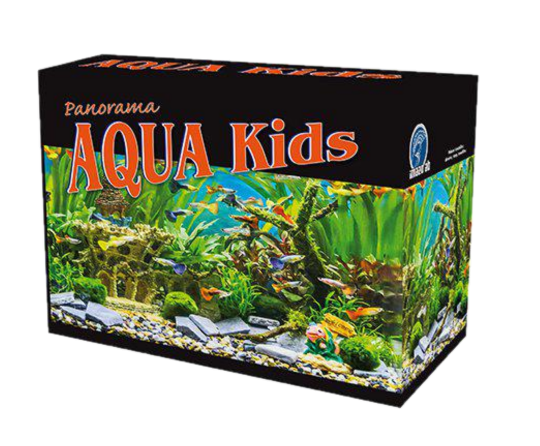 Imazo - Aqua Kids Panorama Black Edition 26L 40X24X29 cm - Fisk - AkvarierPetXL