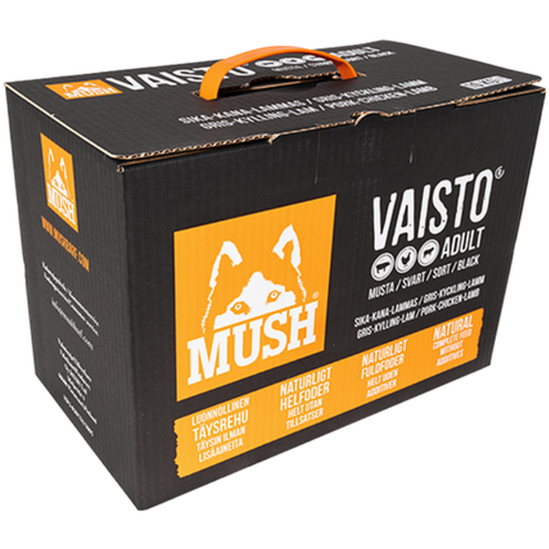 Vaisto Gris-Kyckling-Lamm Svart 10 kg - Block