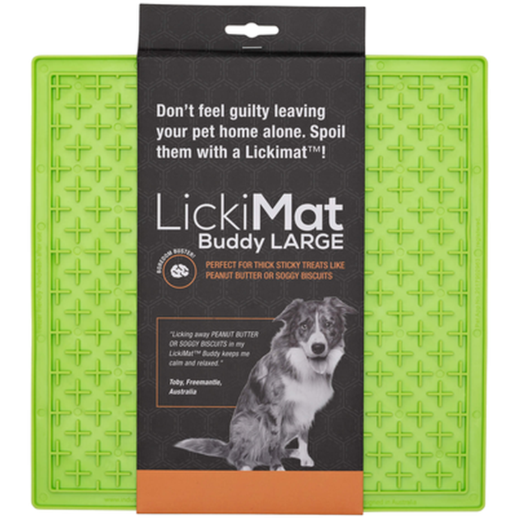 LickiMat Classic Buddy Grønn 20 x 20 cm