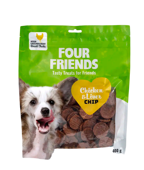 Dog Chicken & Liver Chip 400 g