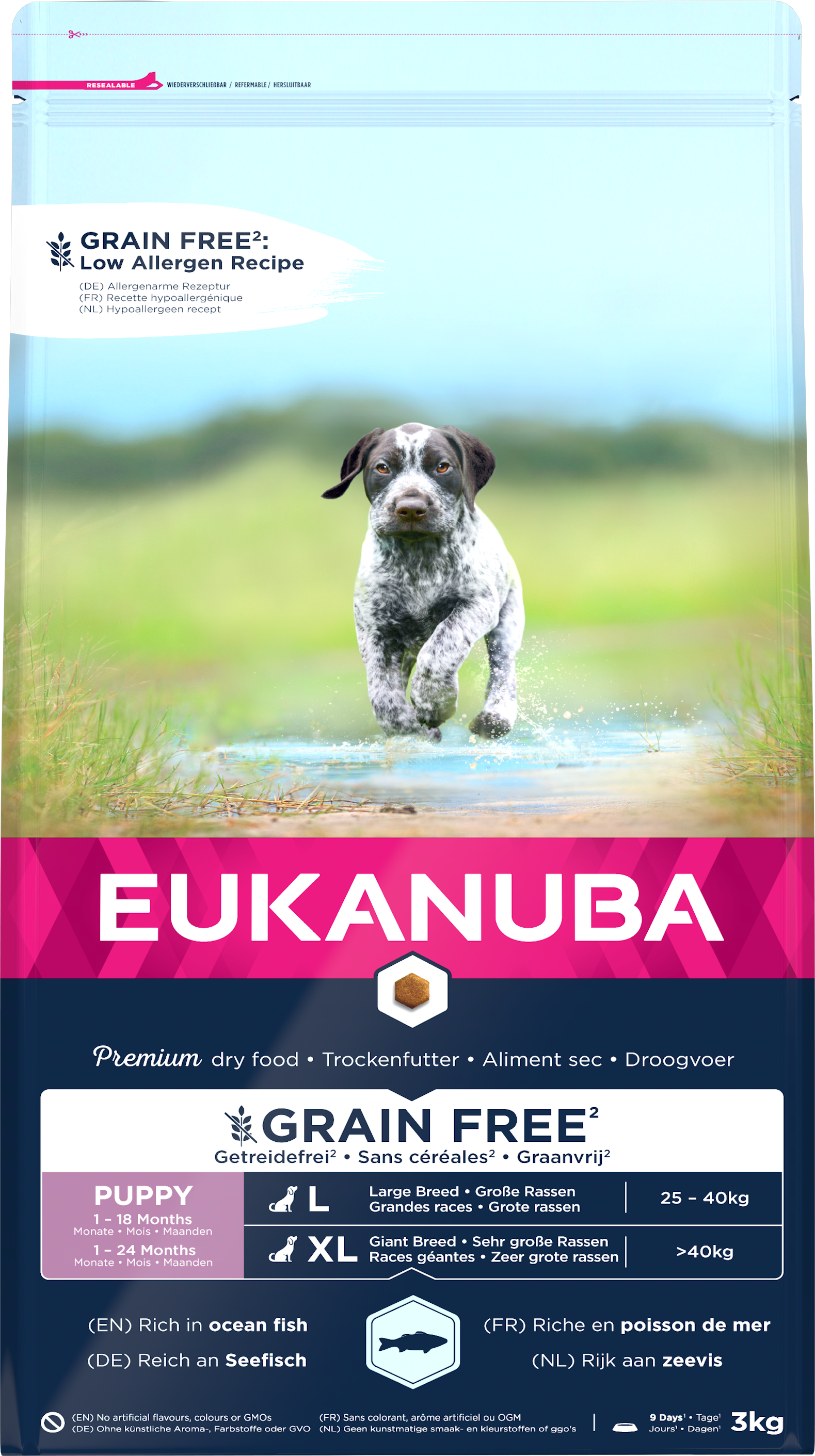 Eukanuba Dog Grain Free Puppy & Junior Large Ocean Fish