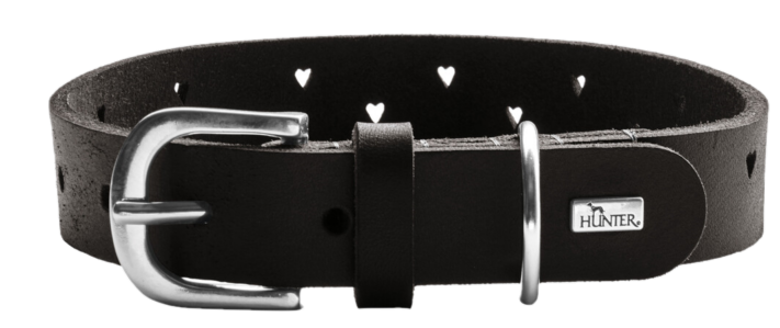 Hundehalsbånd Aalborg Soul Kuskinn Svart XS-S 35 - Hals 26-30 cm