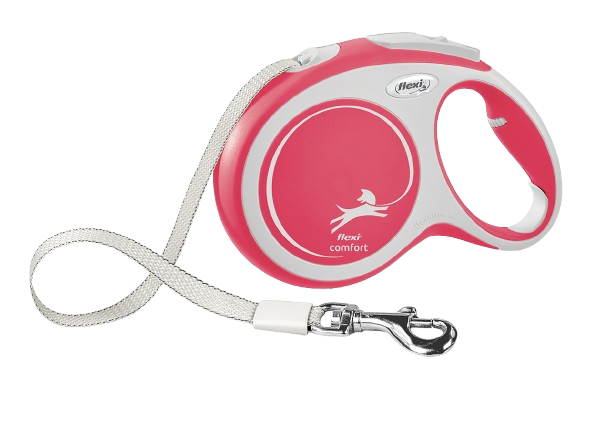 Flexi Rullebånd New Comfort Tape Red