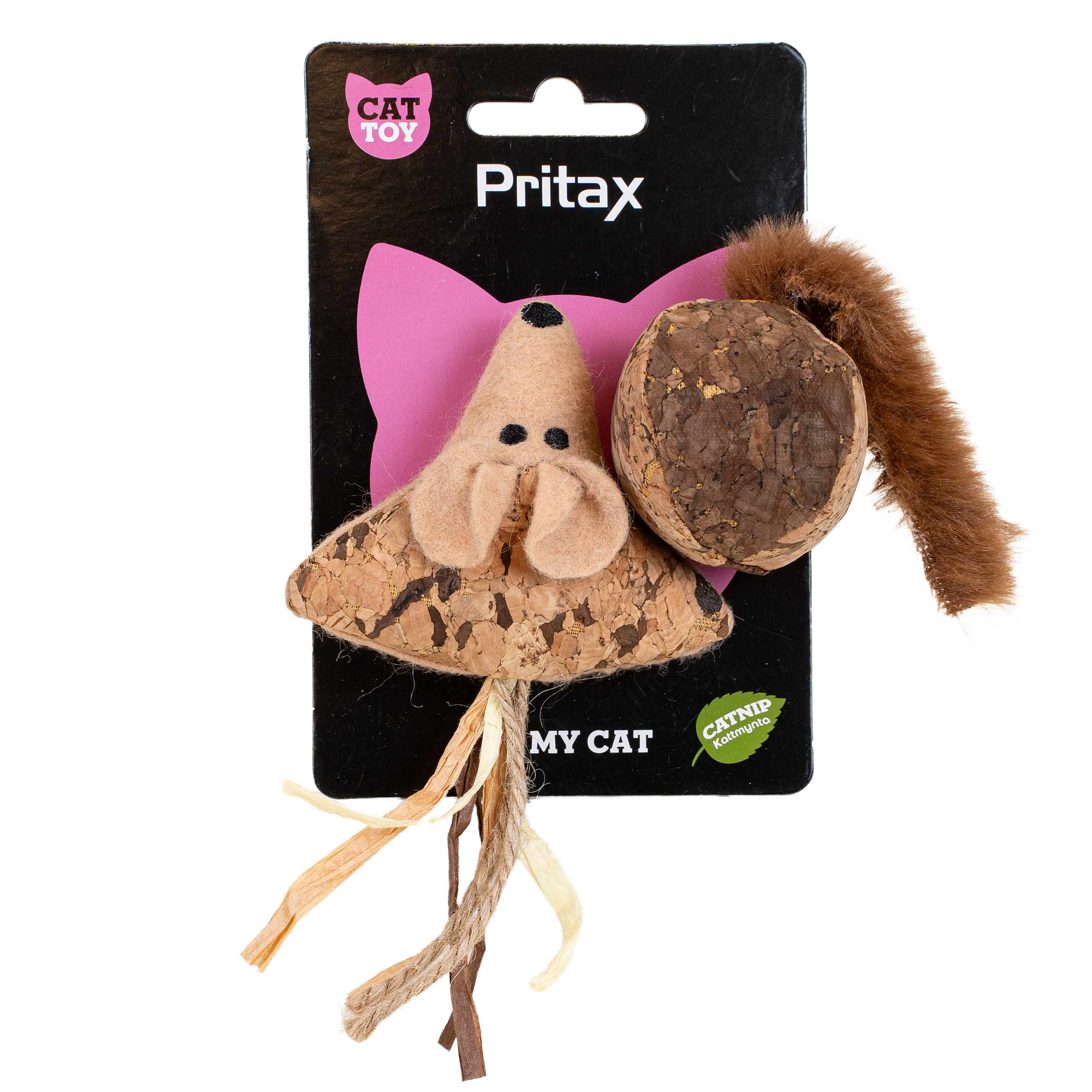 Pritax Katteleke Natural Ada, 9x15x2cm, Brun