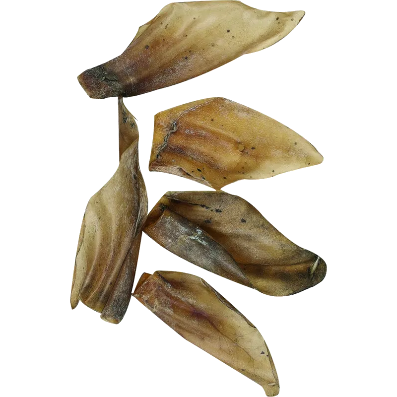 Flamingo Dog Nature Snack Cow Ears 5-pakning