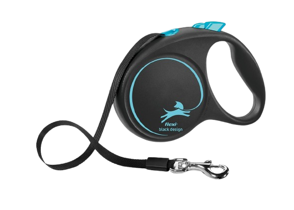 Rullebånd Black Design Cord, 3m, XS, maks 8 kg, Lyseblå