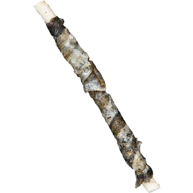 Tyggeruller med grå fisk, 10-pakning, 12 cm