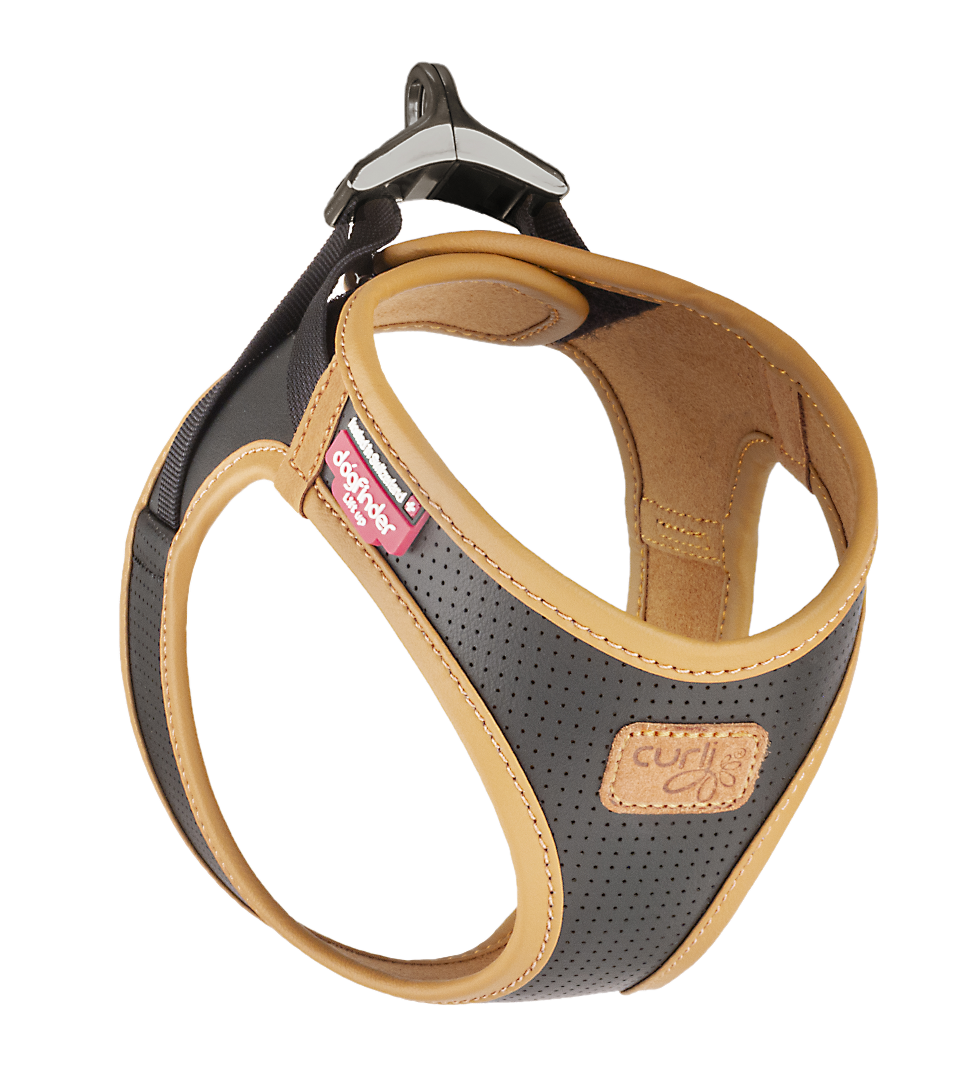 Harness vegansk epleskinn svart X-Small