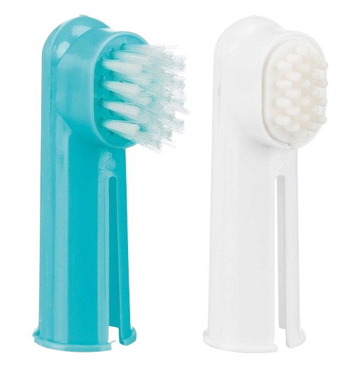 Tannbørstesett med fingertupper