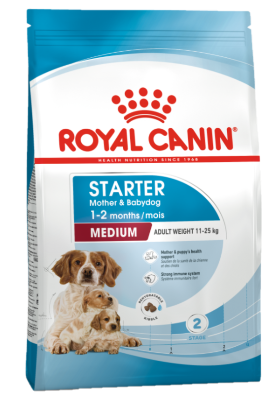 Medium Starter tørrfôr for valper 4 kg - Hund - Hundefôr - Royal Canin