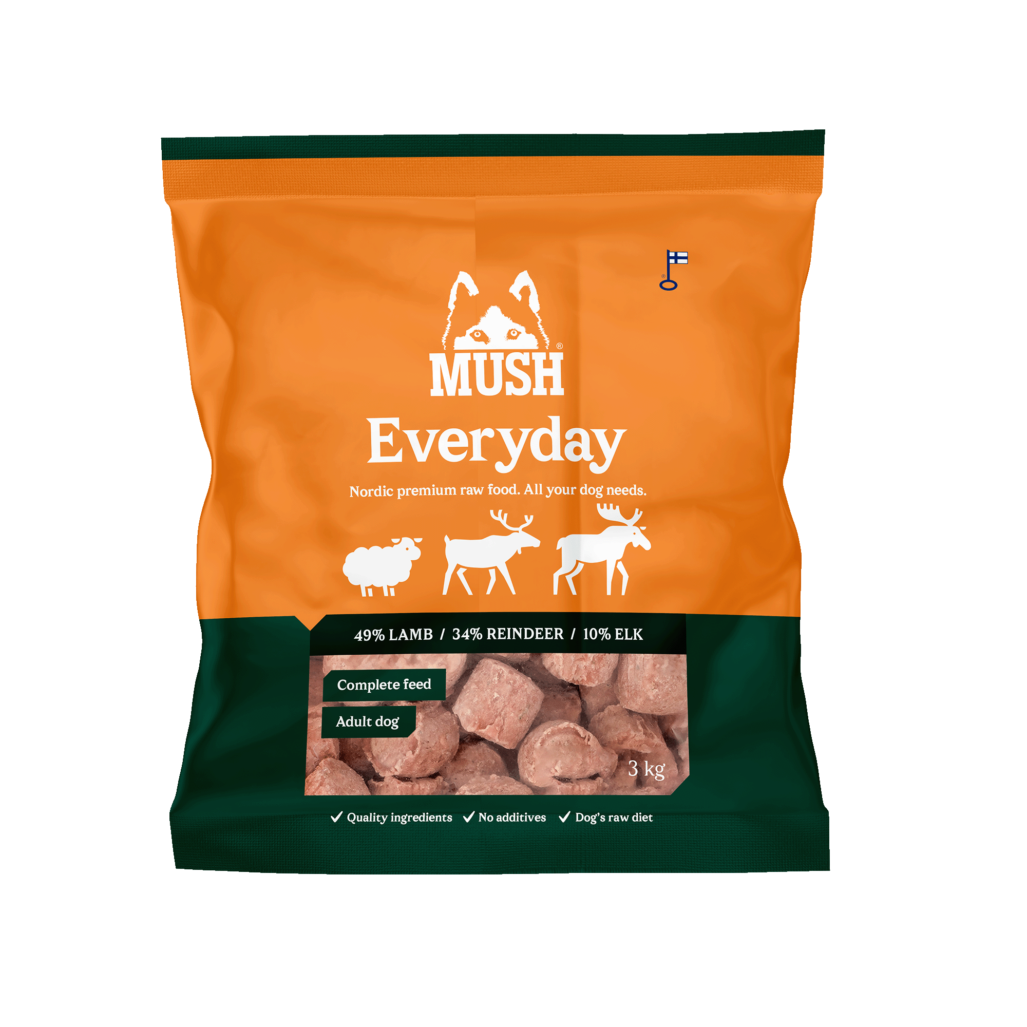 Mush Vaisto Wild Ren-Lamm-Älg