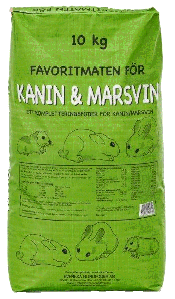 Kanin- og marsvinfôr