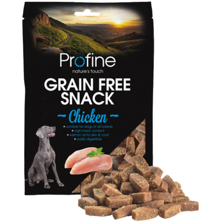 Dog Grain Free Semi Moist Snack Kylling 200g
