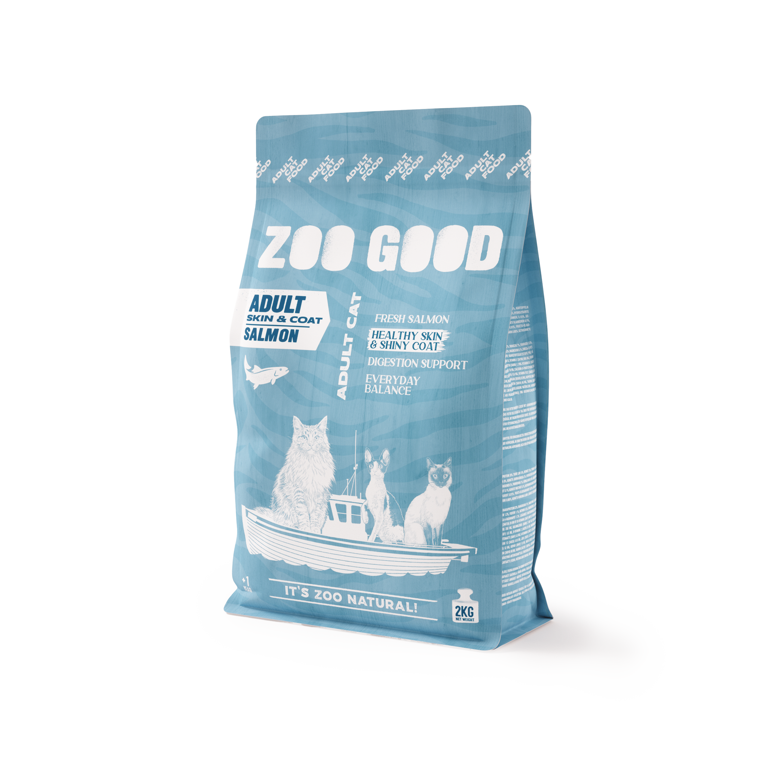 Adult Skin & Coat - Kornfri fisk 2 kg