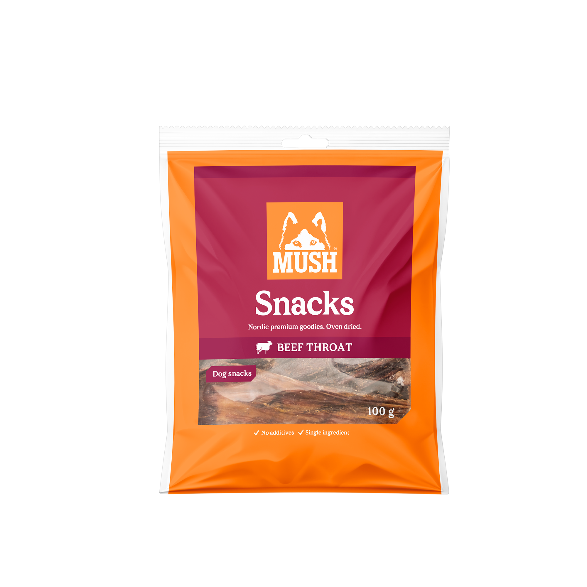Mush Mush Snacks storfematstrupe 100 g