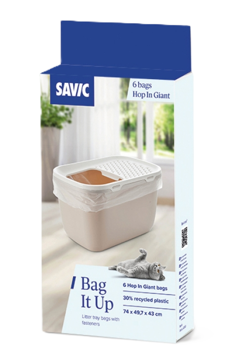 Savic Bag It Up Hop In Giant - Kattebakkeposer 6 stk