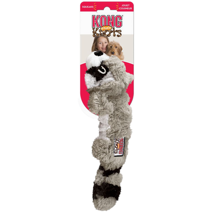 Kong Scrunch Knots Raccoon Dog Toy