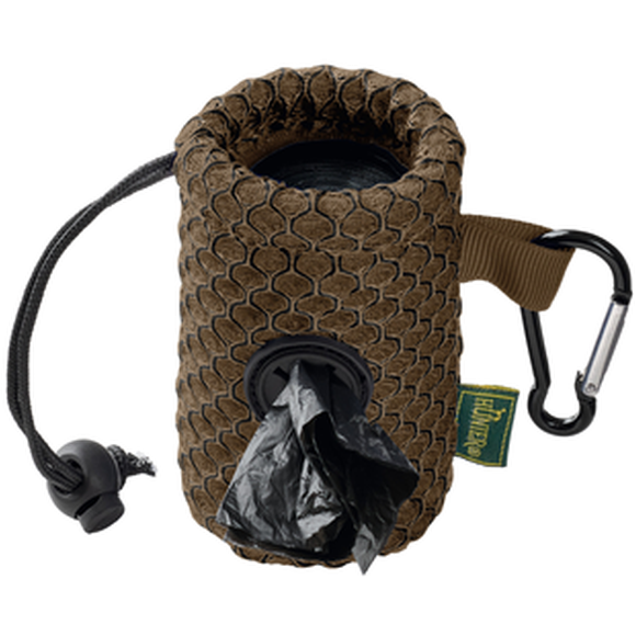 Hunter Dog Waste Bag Dispenser Hilo Brown 9,5 x 5 cm