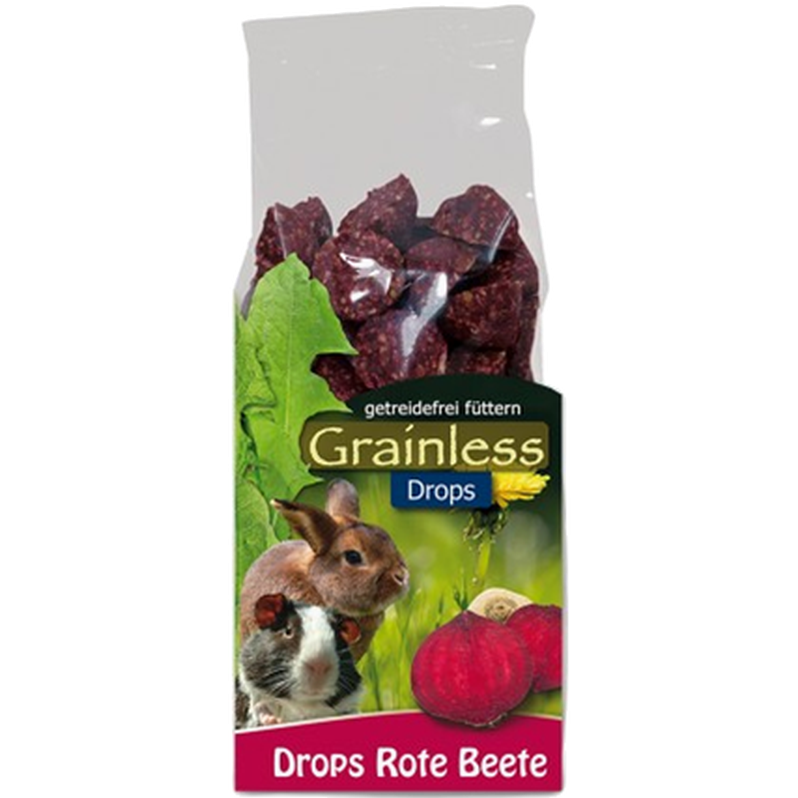 JR FARM - Grainless Drops Rødbeter 140 g - Smådyr - SnacksPetXL