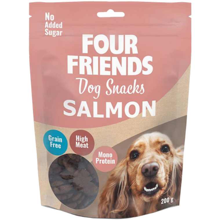 FourFriends Hundesnacks Laks 200 g
