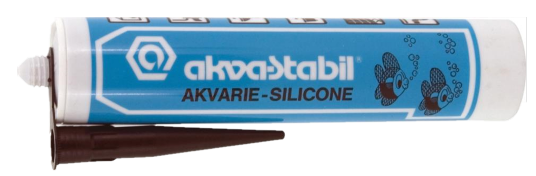 Akvastabil Silikon Svart 300 ml
