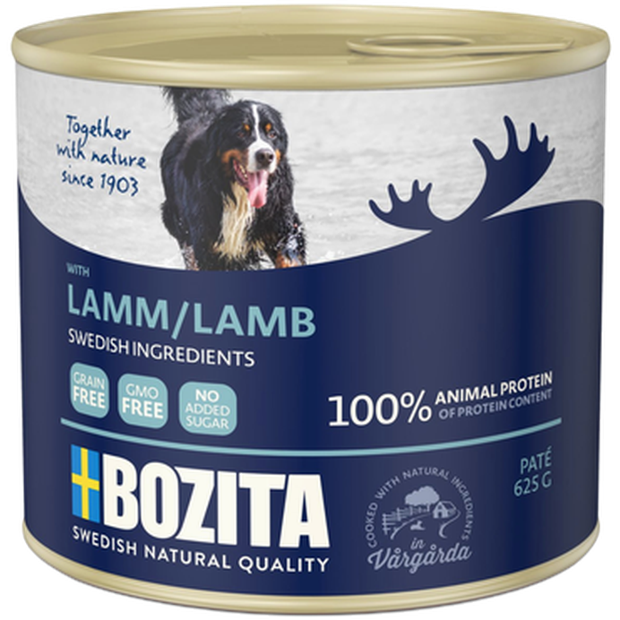 Bozita Hund Naturals Lammepaté 625 g