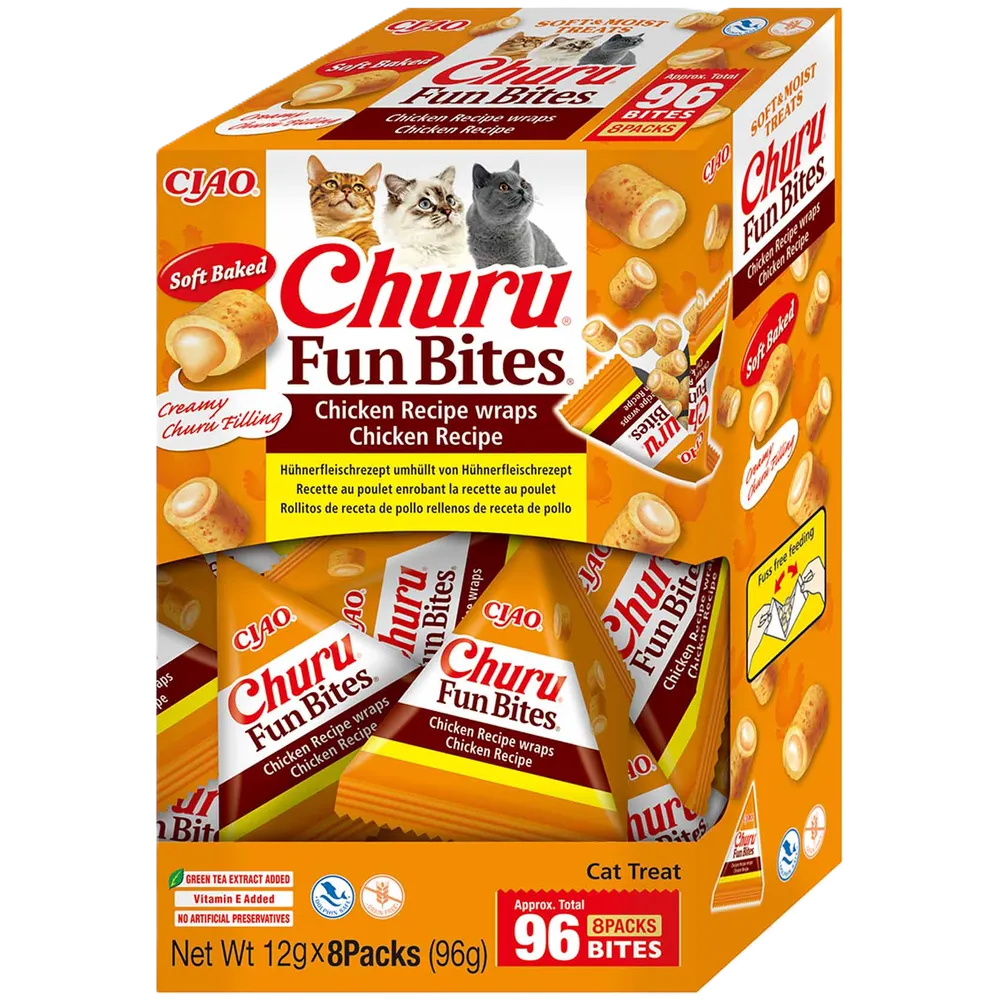 Churu Cat Fun Biteschicken 12 g x 8-pack