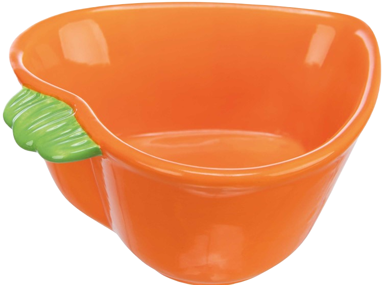 Trixie Gnagerbolle Gulrot - Keramikk, 180 ml/12 × 11 cm