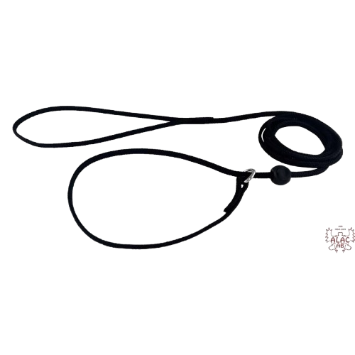 Koppel Utställning Rund Poly. Svart 6mm X 190 cm