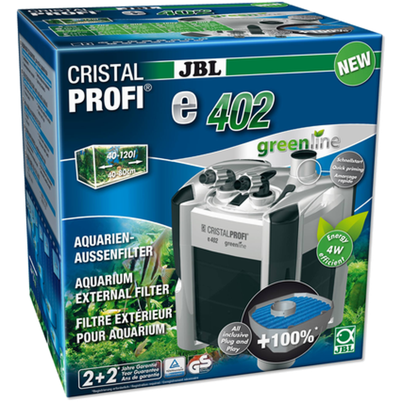CristalProfi e402 Greenline External Filter 400L/h 400 l/h