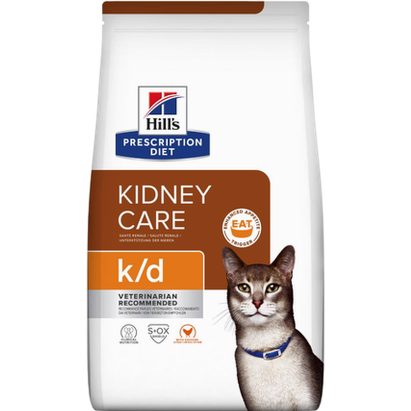 k/d Kidney Care Chicken - Dry Cat Food 8 kg