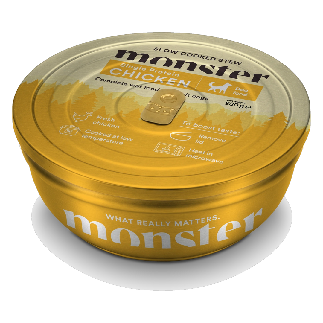 Monster Pet Food Monster Våtfôr Slow Cooked Stew Kylling 280 g