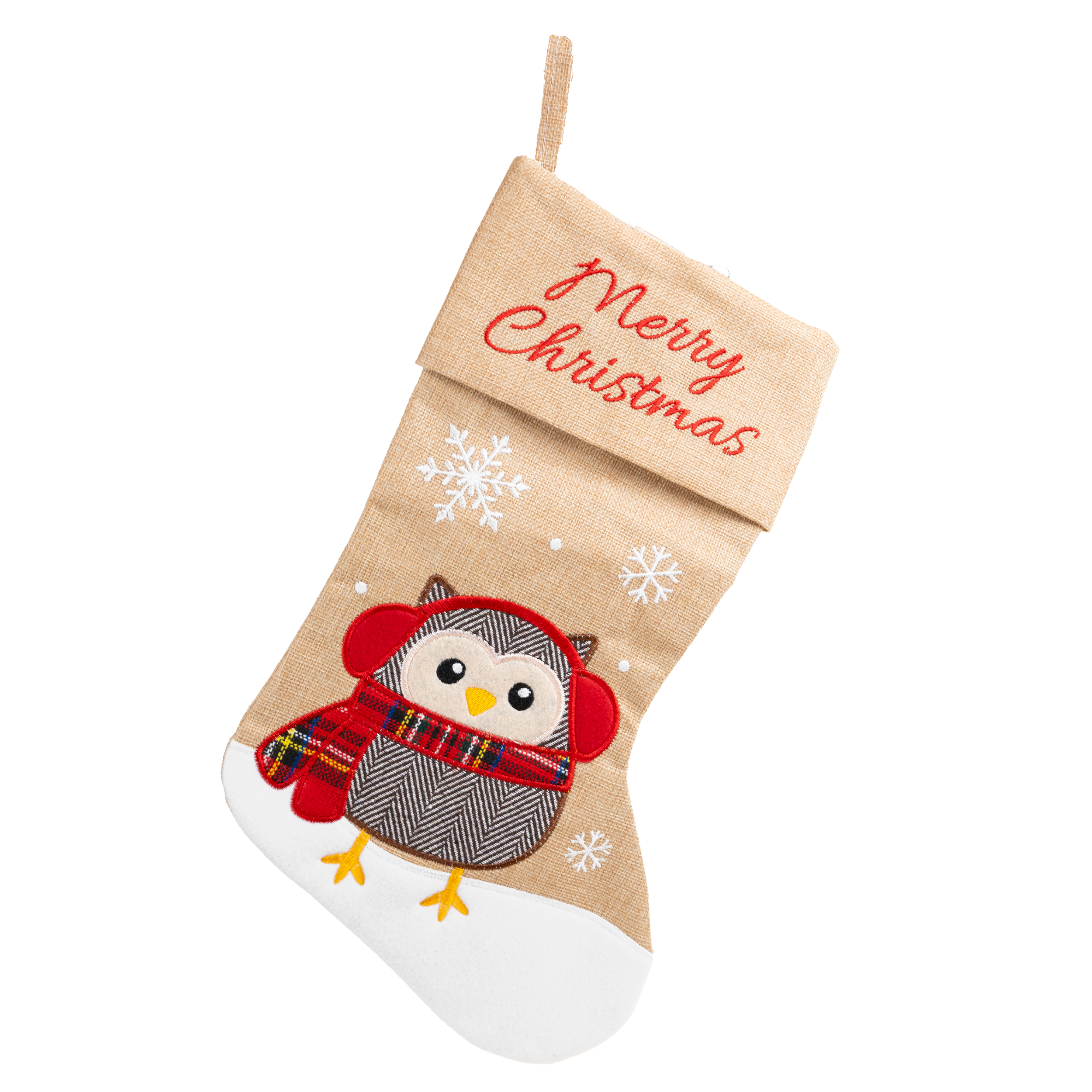 Pritax Julestrømpe Jules, 40x26cm, Beige