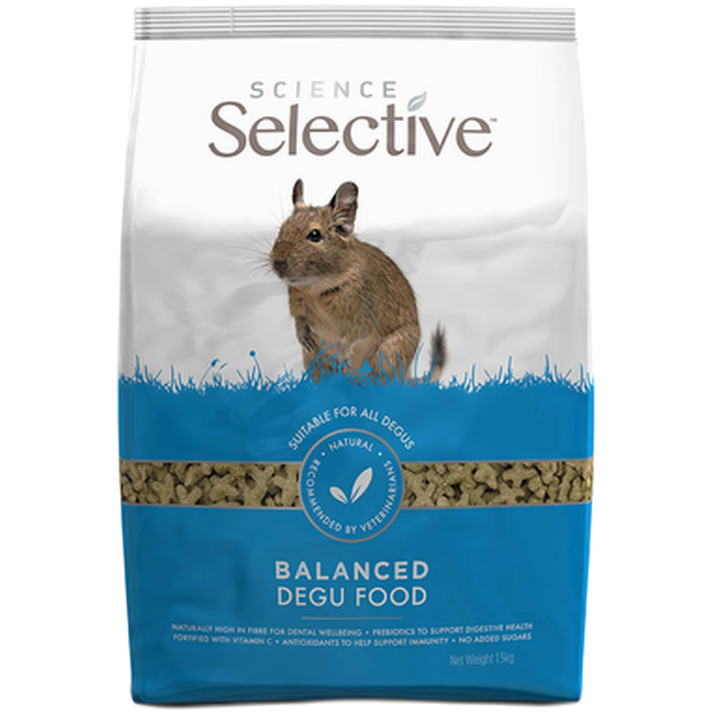 Supreme Selective - Science Selective Degu 1,5 kg - SmådyrPetXL