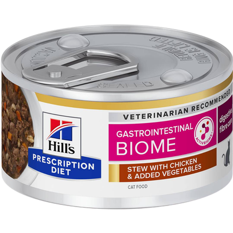Gastrointestinal Biome Chicken & Vegetables Stew Can - Wet Cat Food 82 g x 24