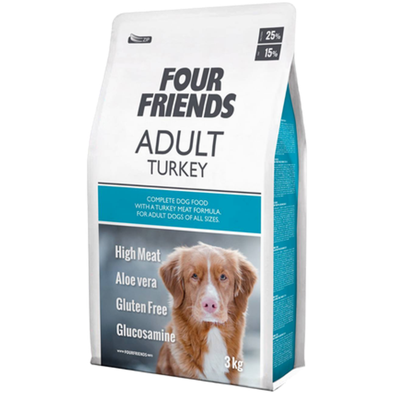FourFriends Dog Adult Turkey