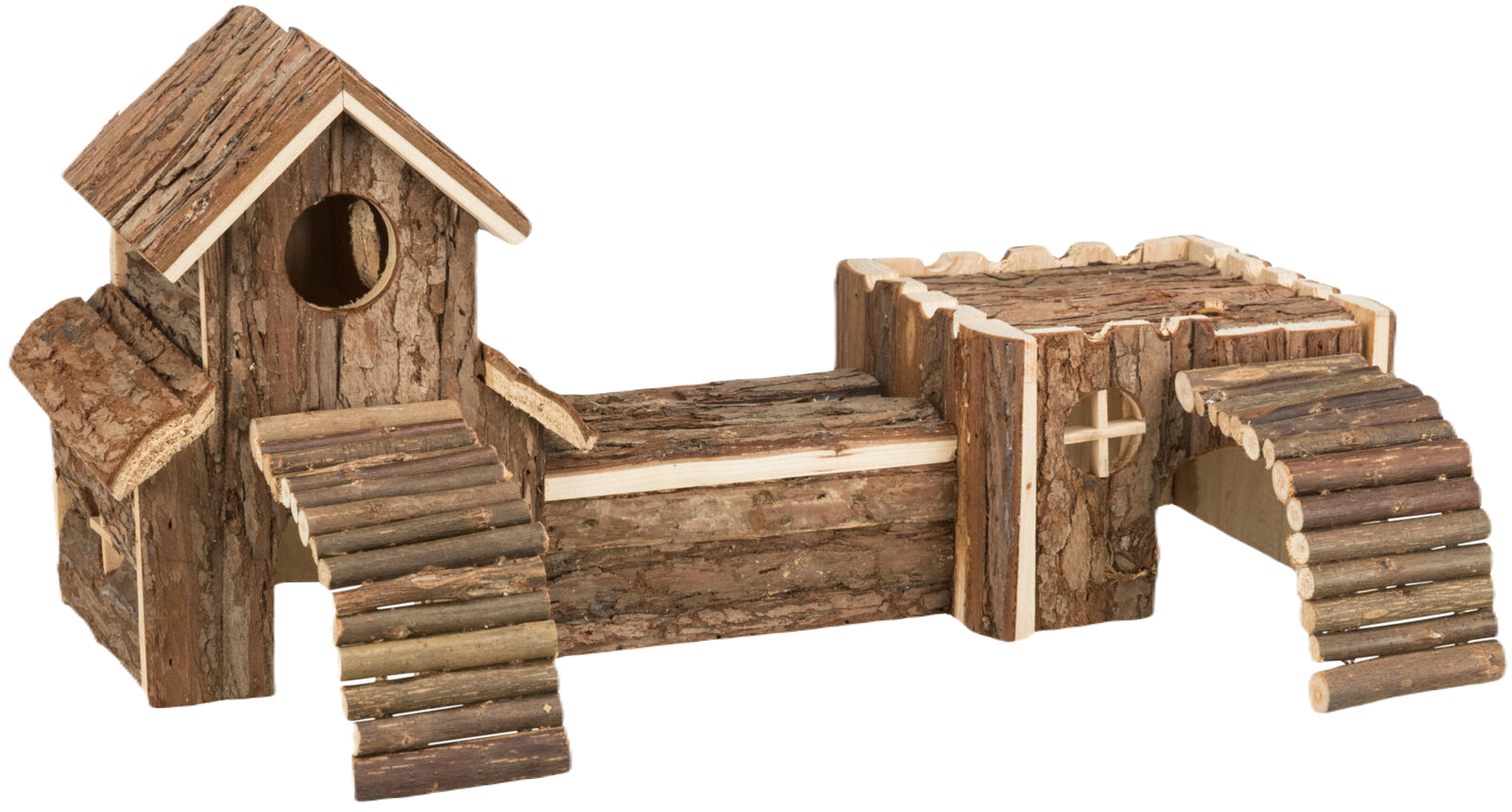 Trixie Natural Living Frida Tunnelsystem brun 47 x 22 x 15 cm