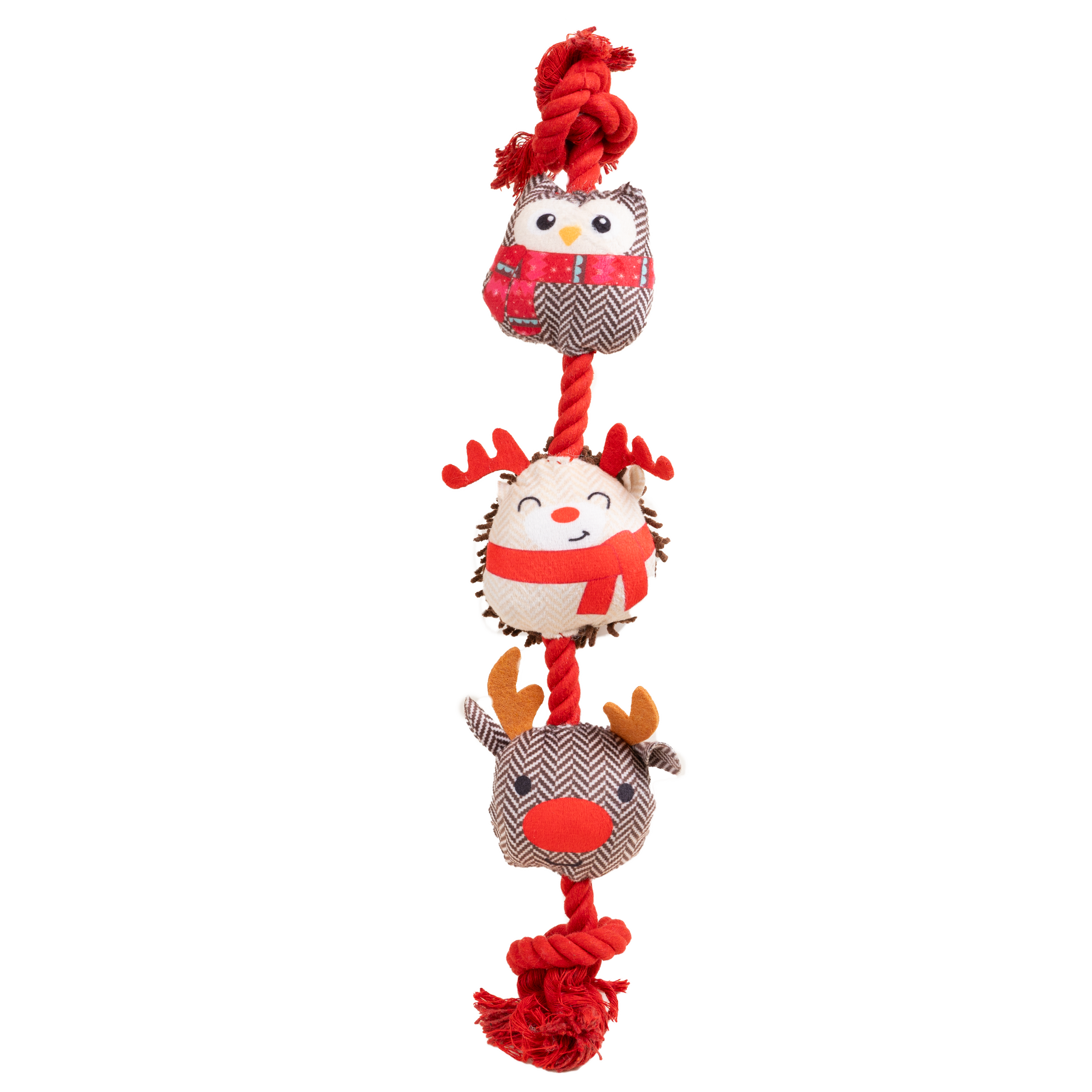 Pritax Juleleke Holly, 15x15x4cm, Flerfarget