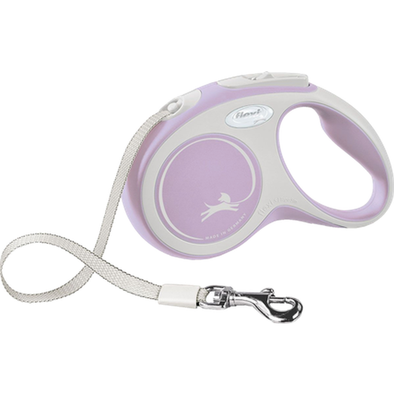 Flexi Rullebånd New Comfort Tape 5m, M max 25kg, Lyslilla