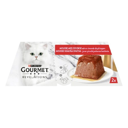Purina Gourmet Gold Purina Gourmet™ Revelations™ med storfekjøtt 2x57g