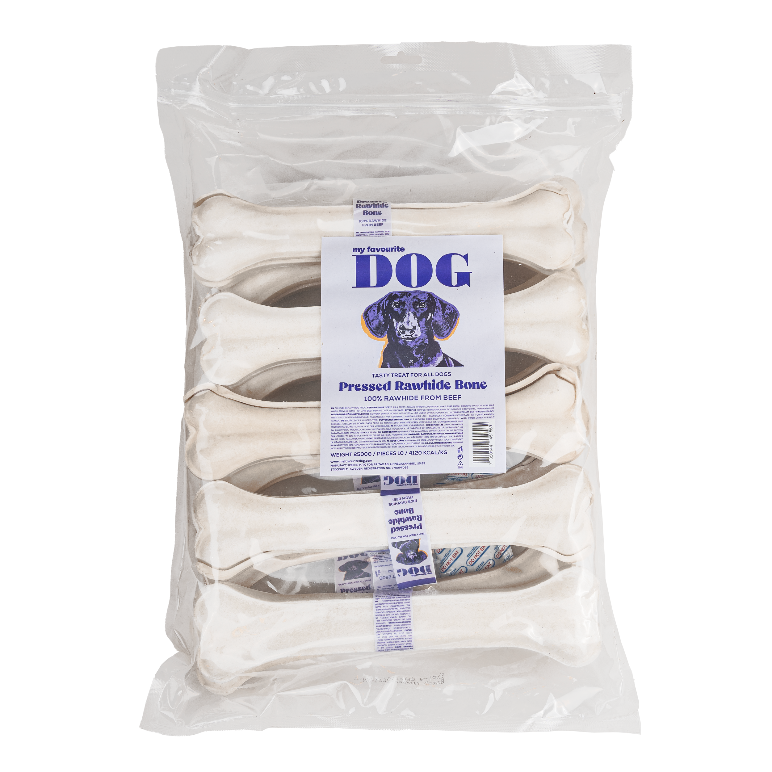 My favourite DOG Tyggebein av presset råhud 26 cm