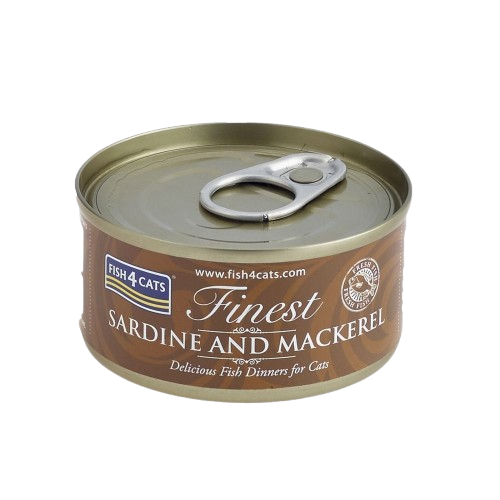 Våtfôr med sardin og makrell