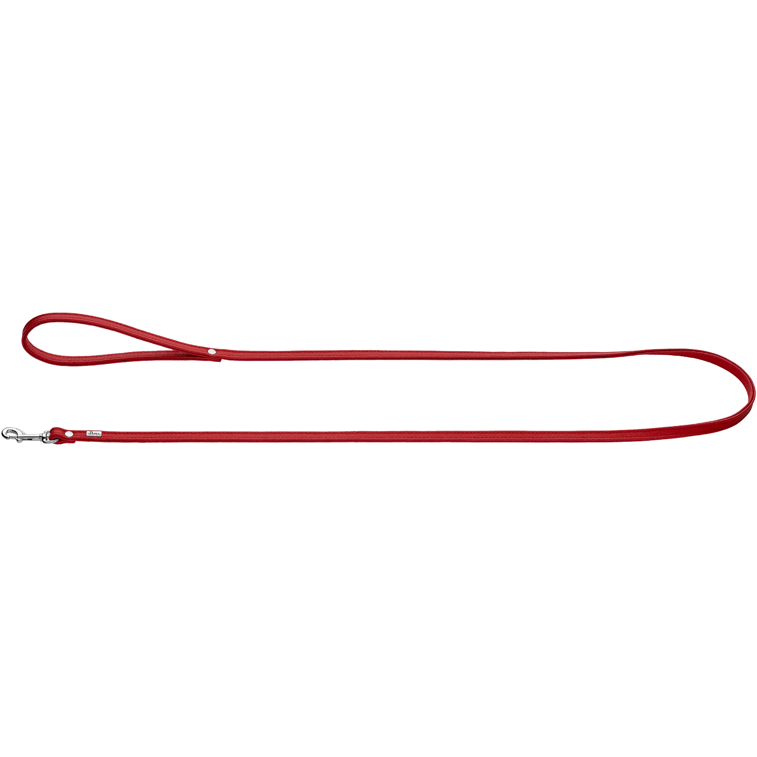 Hunter Dog Leash Nappa Petit Red 140 cm, 8 mm