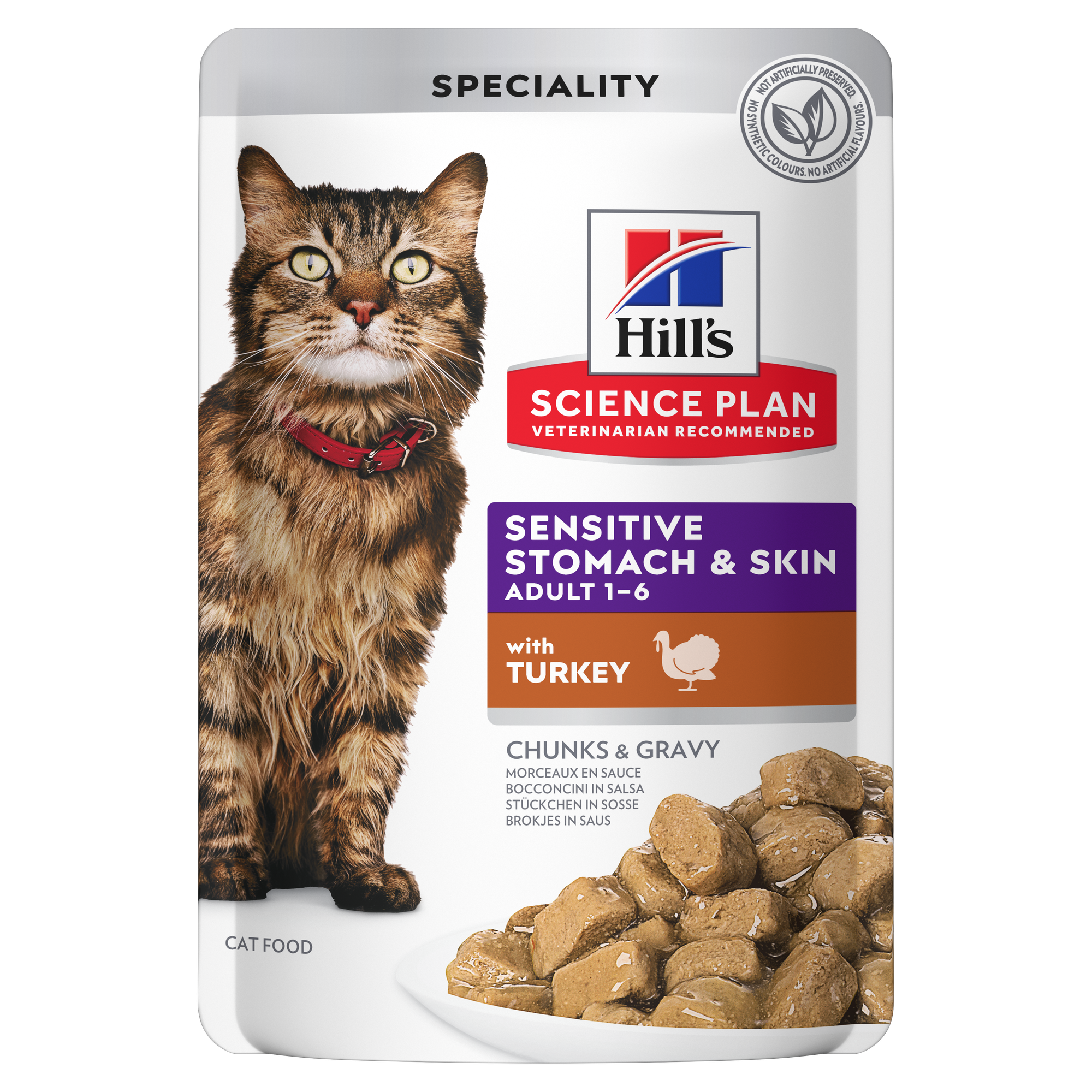 Feline Adult Sen.Stomach & Skin Turkey